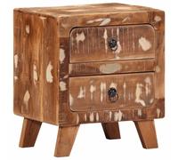 vidaXL Bedside Cabinet 40x32x46 cm Solid Wood Reclaimed