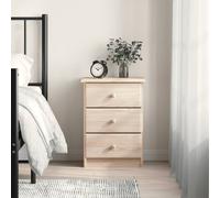 vidaXL Bedside Cabinet ALTA 41x35x55.5 Solid Wood Pine