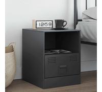 Bedside Cabinets Bed Table Nightstand Side Table Bed Cabinet Steel vidaXL
