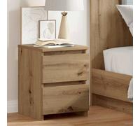 Bedside Cabinet Nightstand End Table Bed Side Table Engineered Wood vidaXL