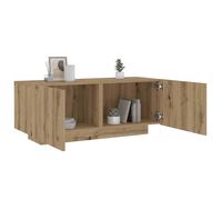 vidaXL Bedside Cabinet Artisan Oak 100x35x40 cm Engineered Wood