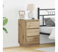 vidaXL Bedside Cabinet Artisan oak 39 x 34.5 x 65 cm Engineered wood