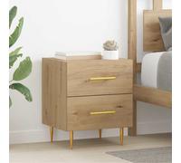 vidaXL Bedside Cabinet Artisan Oak 40 x 35 x 47.5 cm Engineered Wood