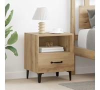 vidaXL Bedside Cabinet Artisan oak 40 x 35 x 47.5 cm Engineered wood