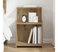 Bedside Cabinet Engineered Wood Bedroom Storage Nightstand Table Small vidaXL