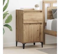 vidaXL Bedside Cabinet Artisan oak 40 x 35 x 70 cm Engineered wood