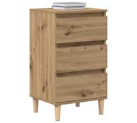 vidaXL Bedside Cabinet Artisan Oak 40 x 35 x 70 cm Engineered Wood, Brown