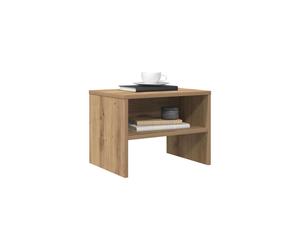 vidaXL Bedside Cabinet Artisan oak 40 x 40 x 30 cm Engineered wood, Modern Nightstand, Stylish Bedroom Furniture, Compact Storage Table, Rectangular