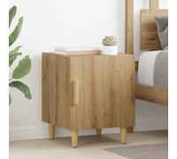 vidaXL Bedside Cabinet Artisan Oak 40 x 40 x 50 cm Engineered Wood