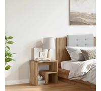 vidaXL Bedside Cabinet Artisan Oak 40x30x40 cm Engineered Wood