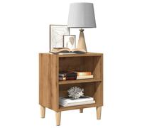 vidaXL Bedside Cabinet Artisan Oak 40x30x50 cm Engineered Wood