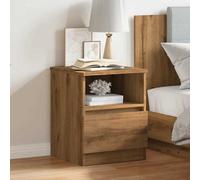 Vidaxl Bedside Cabinet Artisan Oak 40X40X50 Cm Engineered Wood