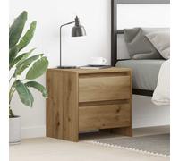 vidaXL Bedside Cabinet Artisan oak 45 x 34 x 44.5 cm Engineered wood