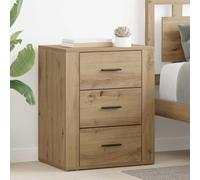 vidaXL Bedside Cabinet Artisan oak 50 x 36 x 60 cm Engineered wood