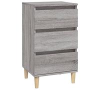 vidaXL Bedside Cabinet Grey Sonoma 40x35x70 cm Engineered Wood, Grey