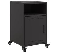 Bedside Cabinet Nightstand Bedroom Bed Cabinet Bed Side Table Steel vidaXL