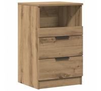 vidaXL Bedside Cabinet Artisan Oak 40x36x65 cm Engineered Wood, Brown