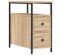 vidaXL Bedside Cabinet Sonoma Oak 30x60x60 cm Engineered Wood
