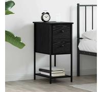 Bedside Cabinets Side Table Nightstand Bedside Table Engineered Wood vidaXL