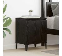 Bed Cabinet with Metal Legs Nightstand Side Table Bedroom Bed Table vidaXL