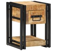 vidaXL Bedside Cabinet Brown 30 x 30 x 40 cm Solid mango wood