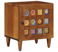 vidaXL Bedside Cabinet Brown 40 x 33 x 46 cm Solid Mango Wood