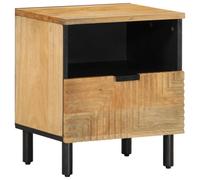 vidaXL Bedside Cabinet Brown 40x33x46 cm Solid Wood Mango