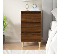 vidaXL Bedside Cabinet Brown Oak 40x35x70 cm Engineered Wood