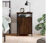 vidaXL Bedside Cabinet Brown Oak 40x42x60 cm Engineered Wood, Brown