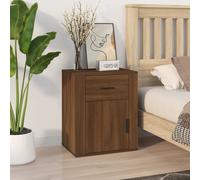 Bedside Cabinet Nightstand End Table Bed Side Table Engineered Wood vidaXL