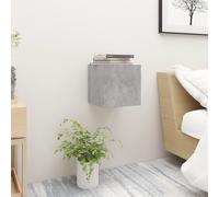vidaXL Bedside Cabinet Concrete Grey 30.5x30x30 cm Engineered Wood