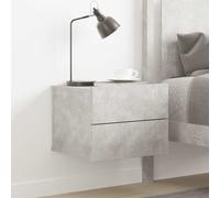 vidaXL Bedside Cabinet Concrete Grey 40x30x30 cm Engineered Wood
