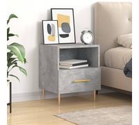 vidaXL Bedside Cabinet Concrete Grey 40x35x47.5 cm Engineered Wood