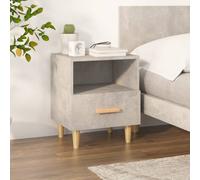vidaXL Bedside Cabinet Concrete Grey 40x35x47 cm