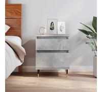 Bedside Cabinets Nightstand Side Table Bed Cabinet Engineered Wood vidaXL