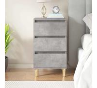 vidaXL Bedside Cabinet Concrete Grey 40x35x70 cm Engineered Wood