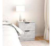 1/2x Bedside Cabinet Chipboard Side Storage Cabinet Table Multi Colours vidaXL