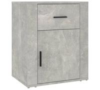 Vidaxl Bedside Cabinet Concrete Grey 50X36X60 Cm Engineered Wood
