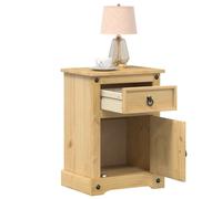 vidaXL Bedside Cabinet Nightstand Bed Side Table Bed Cabinet Solid Wood Pine