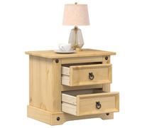 vidaXL Bedside Cabinet Corona 53x39x50 cm Solid Wood Pine