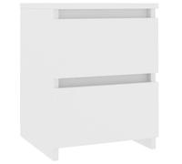 vidaXL Bedside Cabinet White 30x30x40 cm Engineered Wood