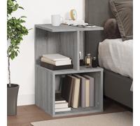 vidaXL Bedside Cabinet Grey Sonoma 35x35x55 cm Engineered Wood