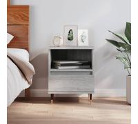 Bedside Cabinets Nightstand Side Table Bed Cabinet Engineered Wood vidaXL