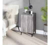 (grey sonoma, 1 pcs) vidaXL 1/2x Bedside Cabinet White 40x35x70 cm Engineered Wood Multi Colours
