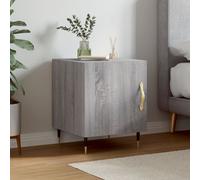 vidaXL Bedside Cabinet Grey Sonoma 40x40x50 cm Engineered Wood