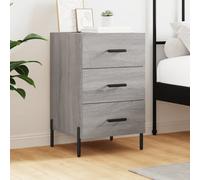 Bedside Cabinets Side Table Bedstand Nightstand 2 pcs Engineered Wood vidaXL