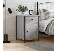 vidaXL Bedside Cabinet Grey Sonoma 40x42x60 cm Engineered Wood