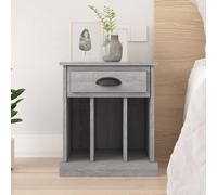 vidaXL Bedside Cabinet Grey Sonoma 43x36x50 cm