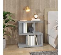 (grey sonoma, 1) vidaXL 1/2x Bedside Cabinet Chipboard Home Telephone Stand Set Multi Colours