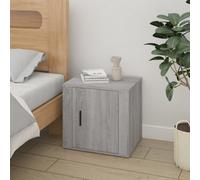 Vidaxl Bedside Cabinet Grey Sonoma 50X39X47 Cm